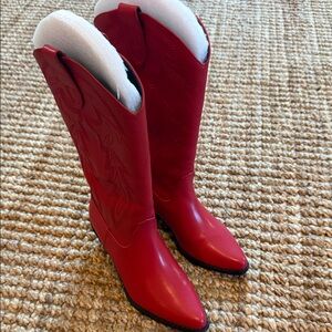Madden‎ Girl Red Cowboy Boots